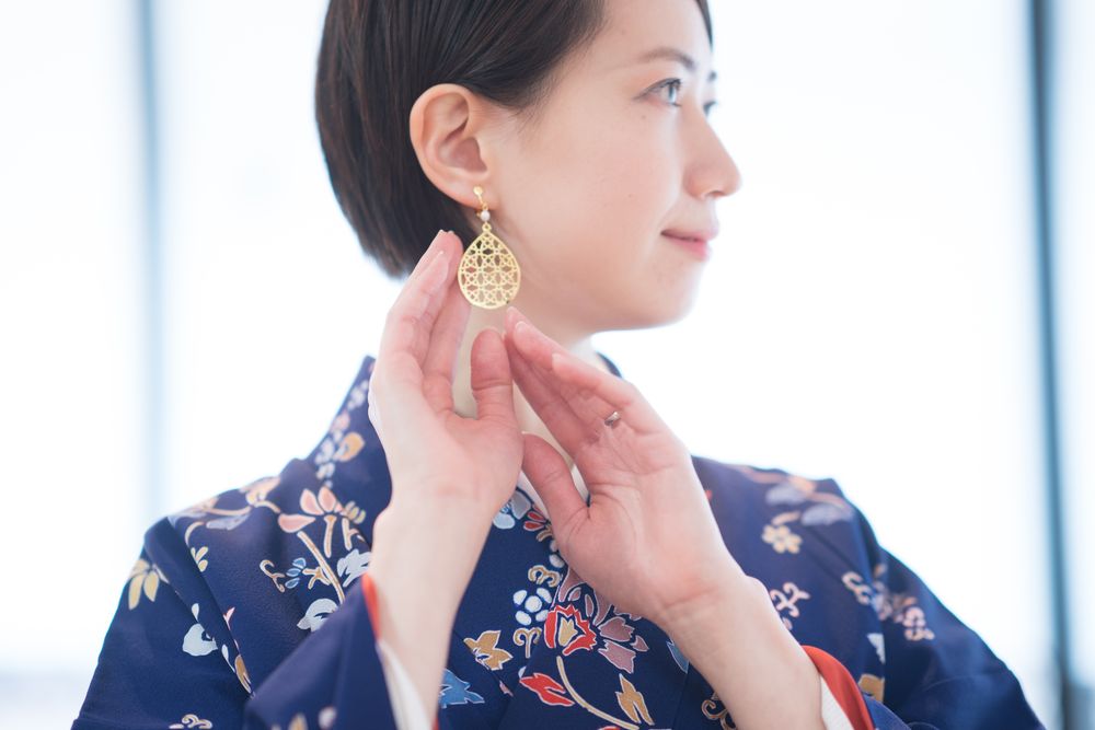 Bijoux - KIRIE BIJOUX [HAKU] - ATELIER TANTAN
