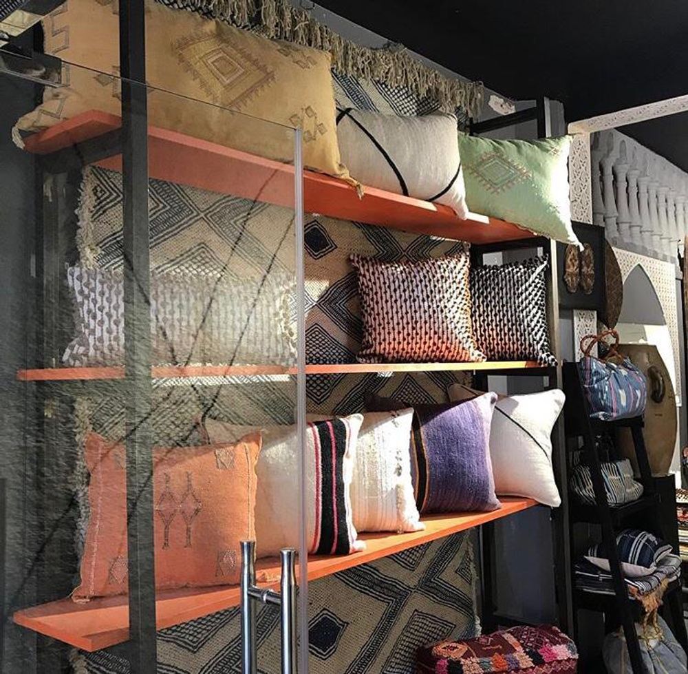 Fabric cushions - ottoman and cushion - BIBI ART CARPET