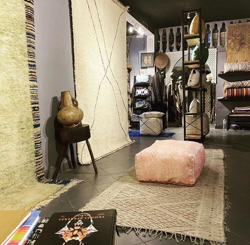 Fabric cushions - ottoman and cushion - BIBI ART CARPET