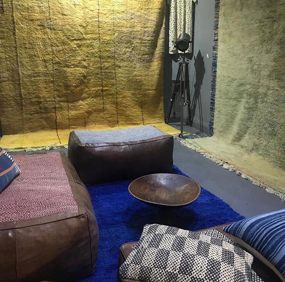 Fabric cushions - ottoman and cushion - BIBI ART CARPET