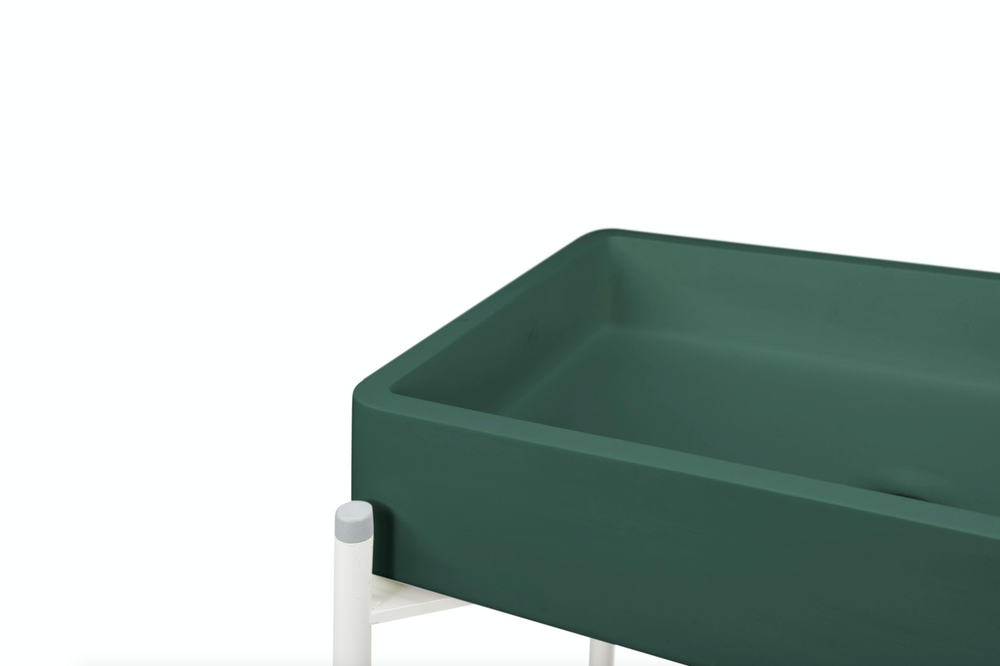 Sinks - Vesl Rectangle Basin Stand  - NOOD CO CONCRETE FURNITURE