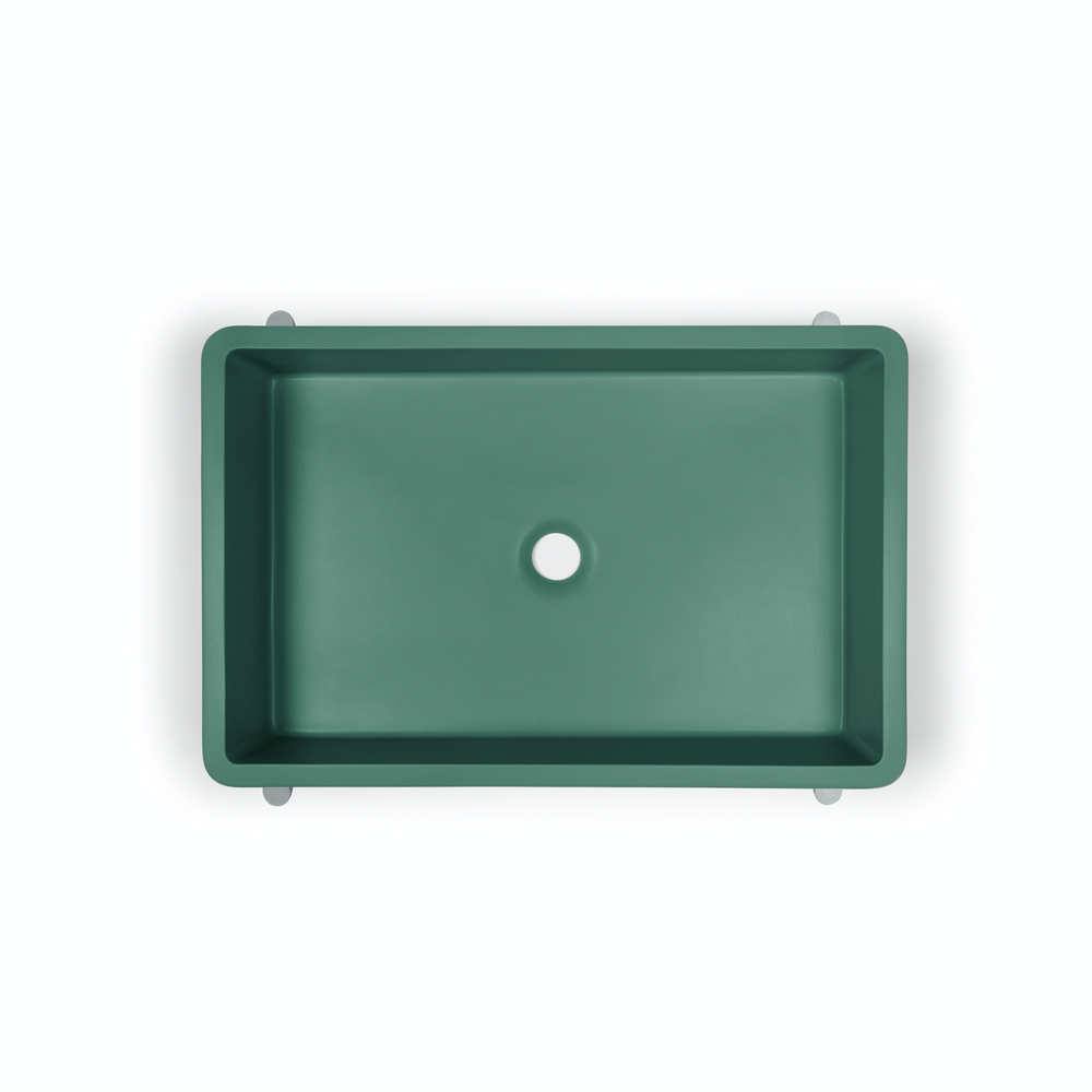 Sinks - Vesl Rectangle Basin Stand  - NOOD CO CONCRETE FURNITURE