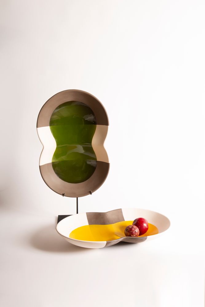 Ceramic - Equinoxe - Presentation Dish - DRAGONFLY