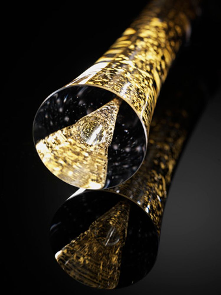 Art glass - FLUX ZLATA art glass - ANNA TORFS OBJECTS