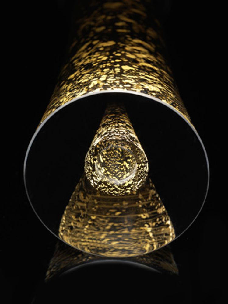 Art glass - FLUX ZLATA art glass - ANNA TORFS OBJECTS
