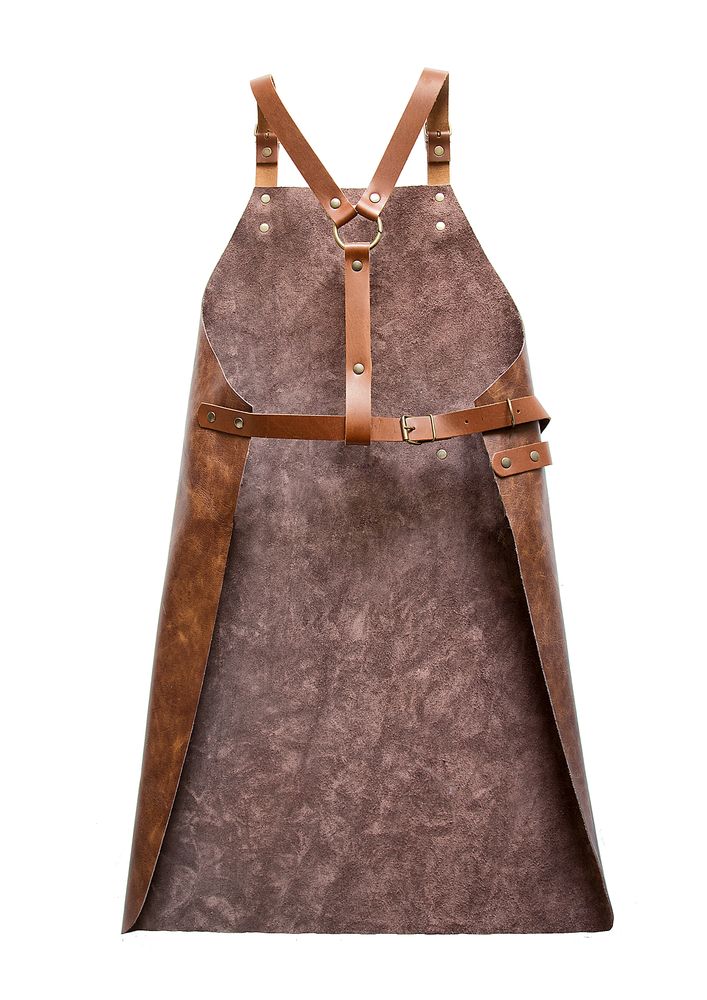 Barbecues - Xapron leather (bbq) aprons - XAPRON - FOUR DELIVITA