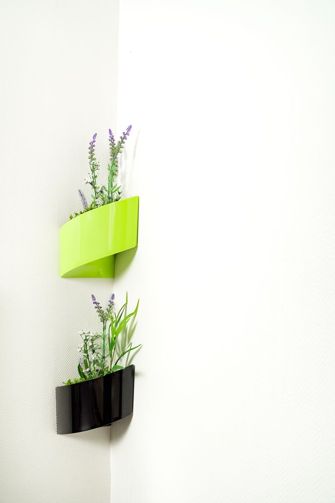 Autres décorations murales - Pot Modul'Green 1, Pot de Fleur Mural - GREEN'TURN