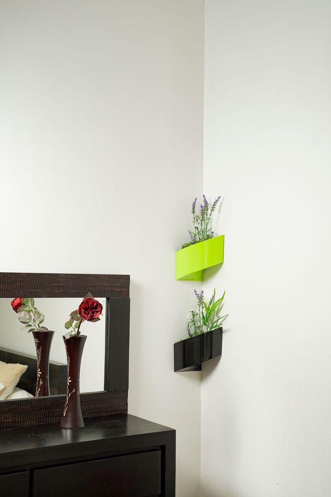 Autres décorations murales - Pot Modul'Green 1, Pot de Fleur Mural - GREEN'TURN