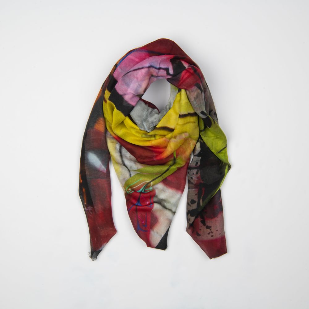 Foulards et écharpes - Wild Feathers - ISABELLE GOUGENHEIM DESIGNS
