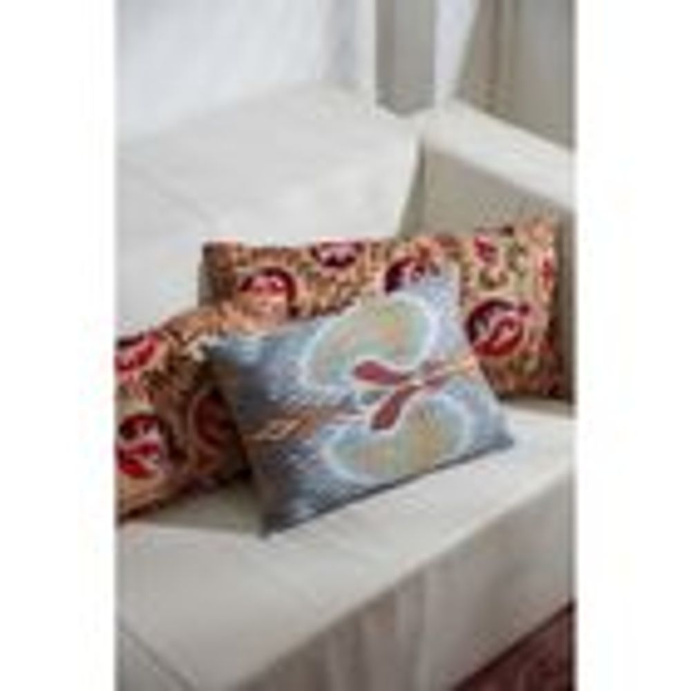 Coussins textile - Artemis Dots Coussin Ikat double face - HERITAGE GENEVE