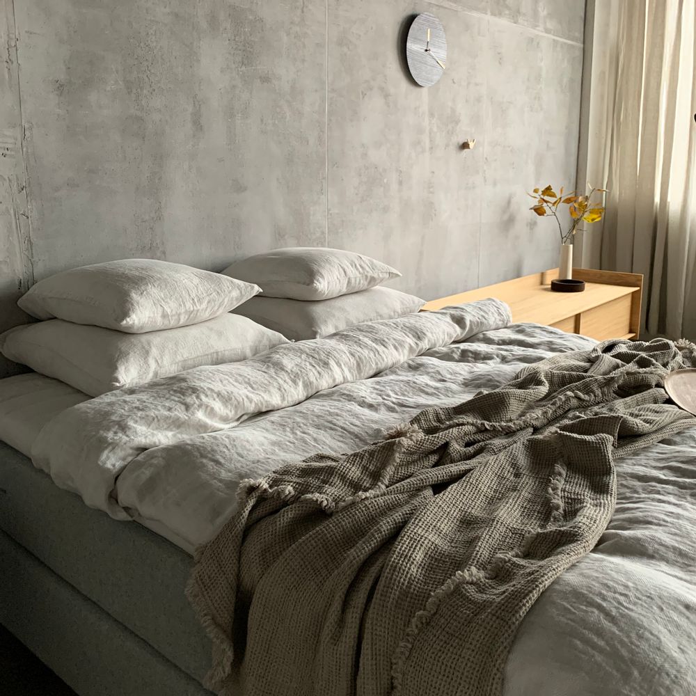 Linge de lit - Literie Lin Lavé Pierre Lin Lavé - LINENME
