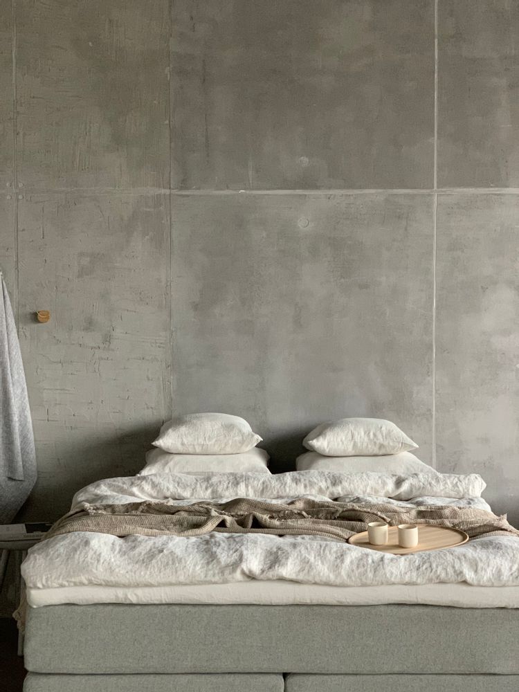 Linge de lit - Literie Lin Lavé Pierre Lin Lavé - LINENME