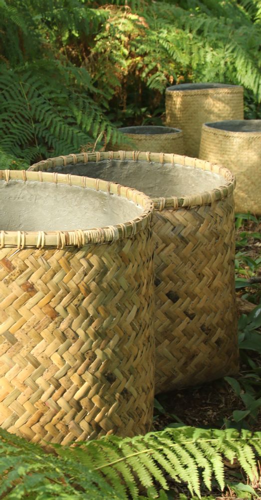 Pottery - Skinbamboo flowerpot - QUETZALES