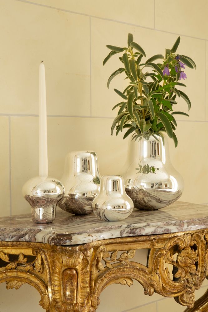 Goldsmithing - Gallye candle holder - DRAGONFLY