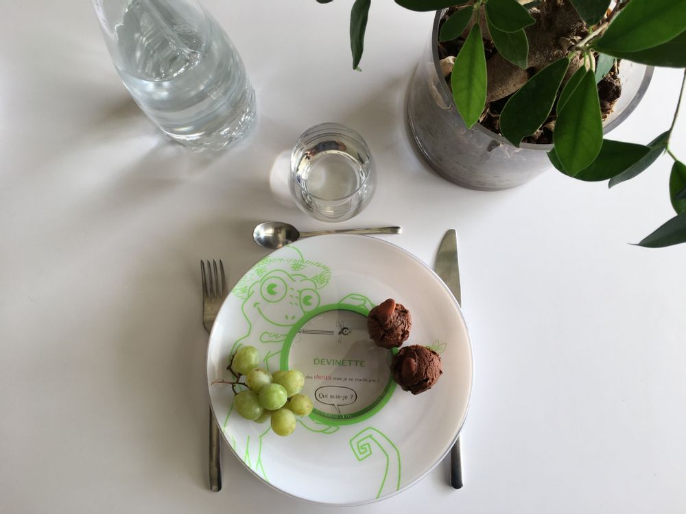 Jeux enfants - Assiette éducative + Cartes de jeu série Découverte - 6 à 8 ans - LE CAMELEON DINE