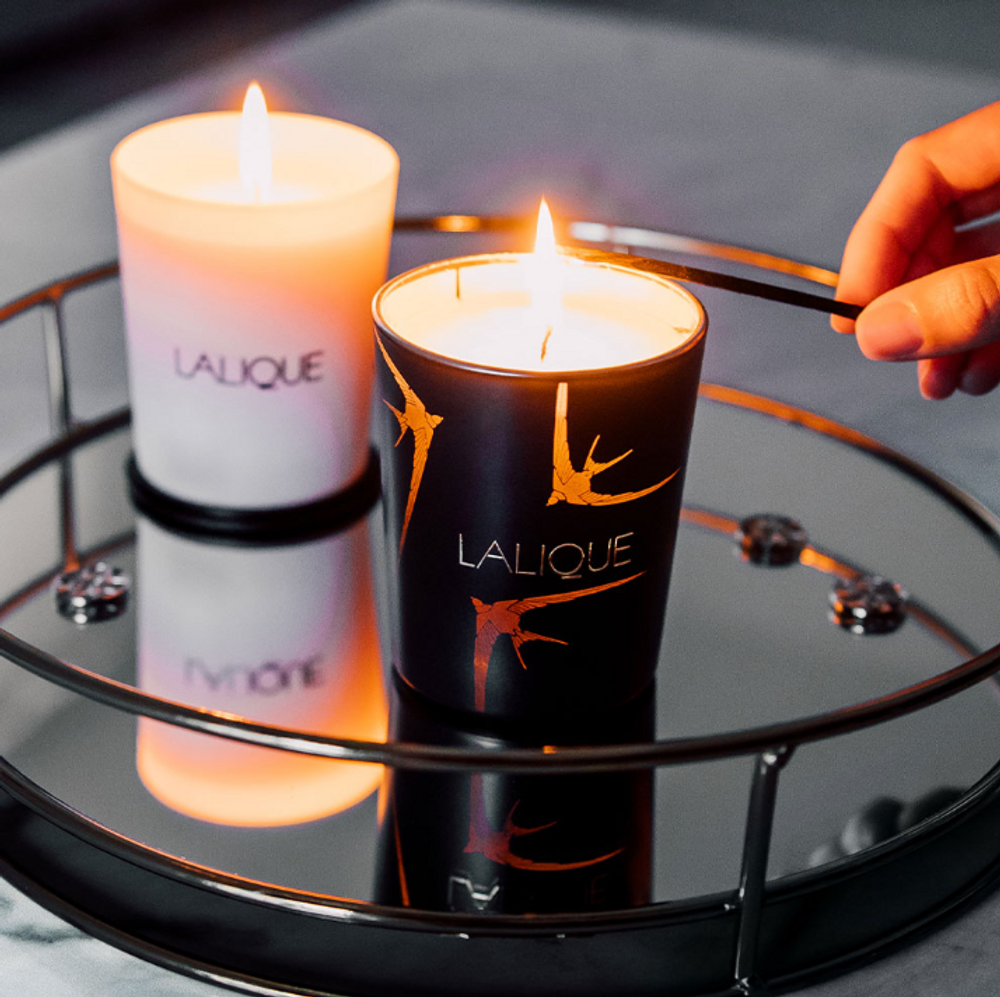 Objets de décoration - LA NUIT, NAIROBI - BOUGIE PARFUMÉE - LALIQUE VOYAGE DE PARFUMEUR