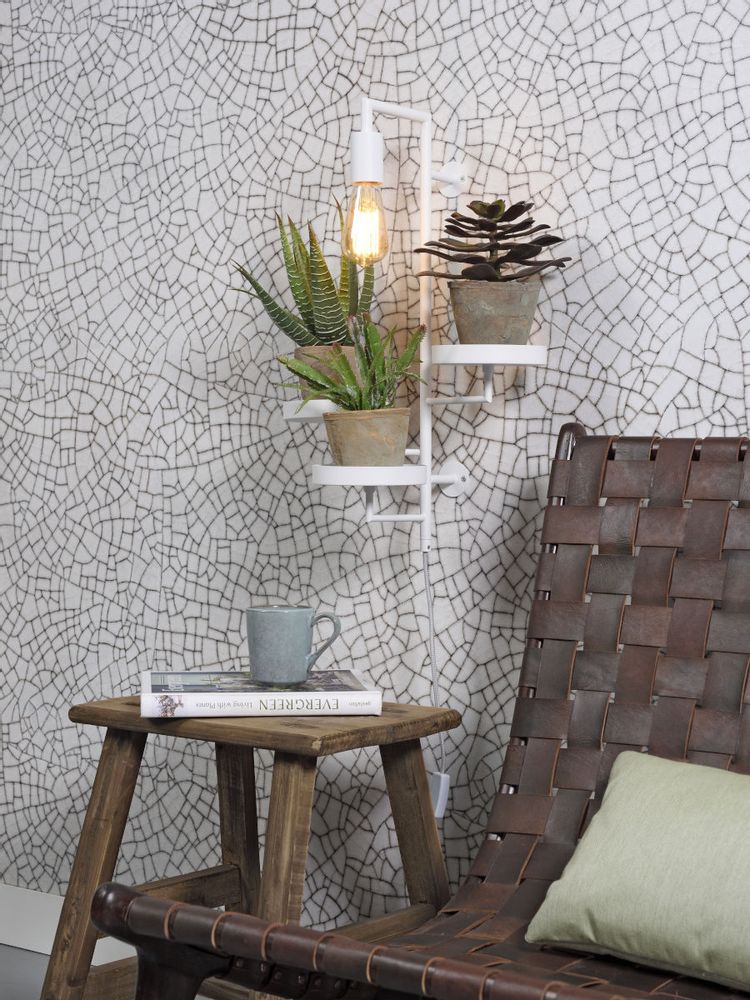 Wall lamps - Florence wall lamps with 3 plant holders - IT'S ABOUT ROMI