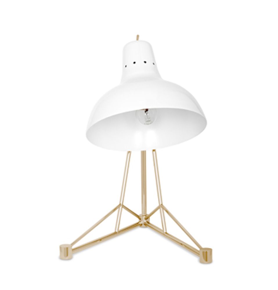 Hotel bedrooms - Diana Table Lamp White Gold - CIRCU