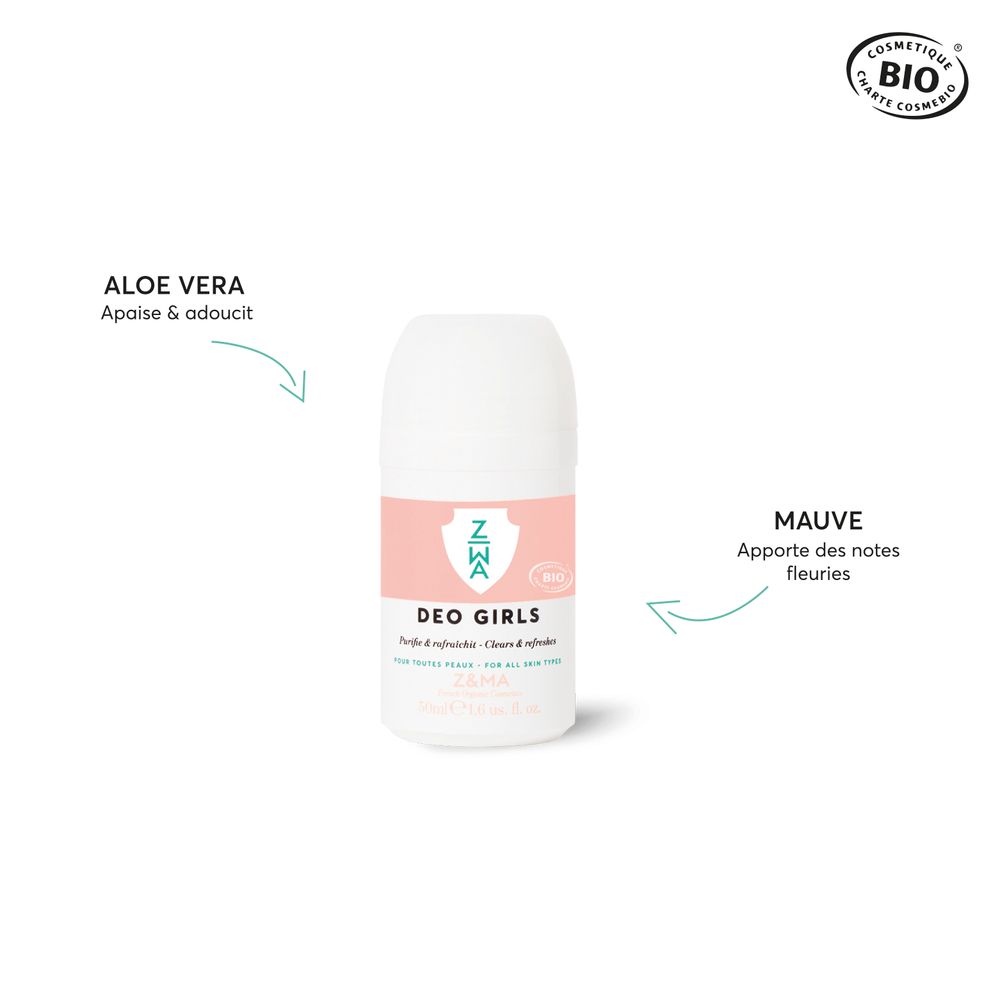 Beauty products - Déo Girls - Z&MA FRENCH ORGANIC COSMETICS