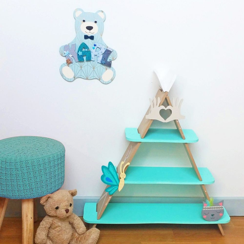 Loisirs créatifs pour enfant - Présentoirs alphabet et formes 15 cm - KELPI & GOMILLE