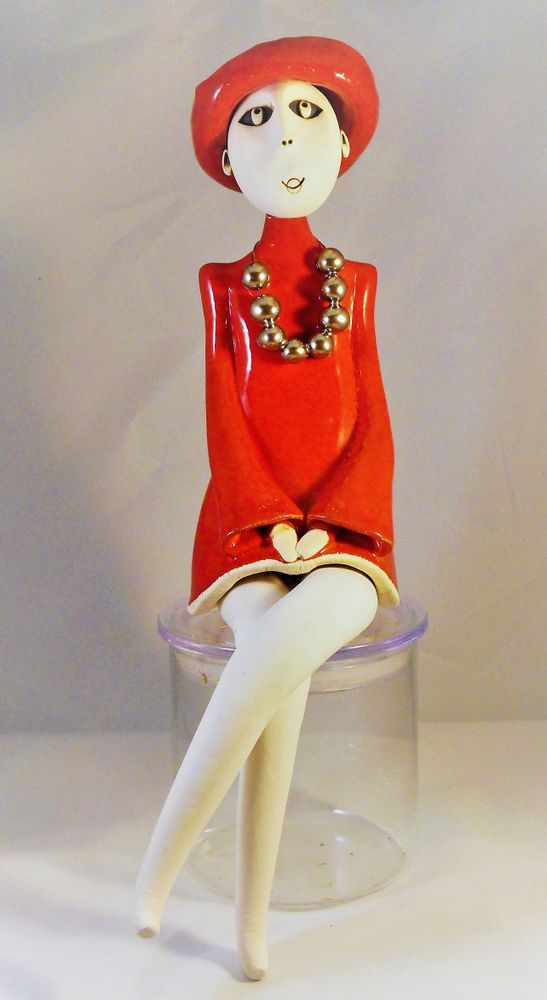 Sculptures, statuettes et miniatures - Les Elégantes - BLEU CALADE