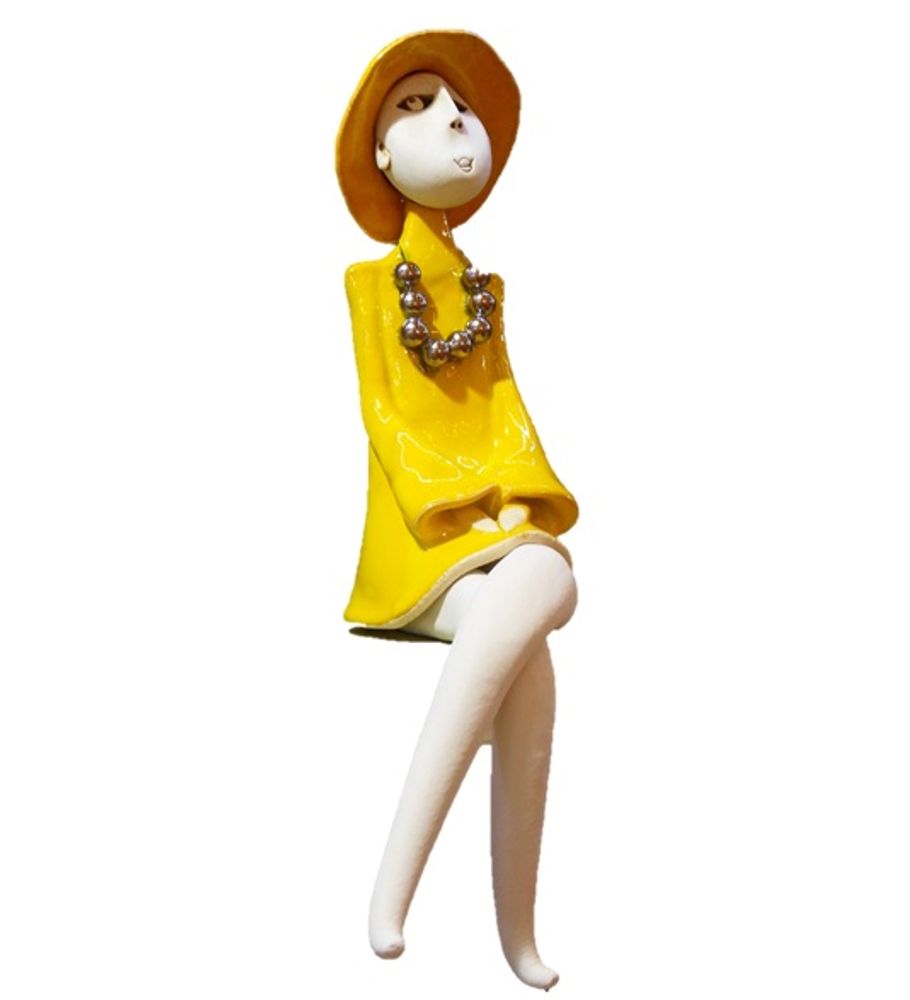 Sculptures, statuettes et miniatures - Les Elégantes - BLEU CALADE