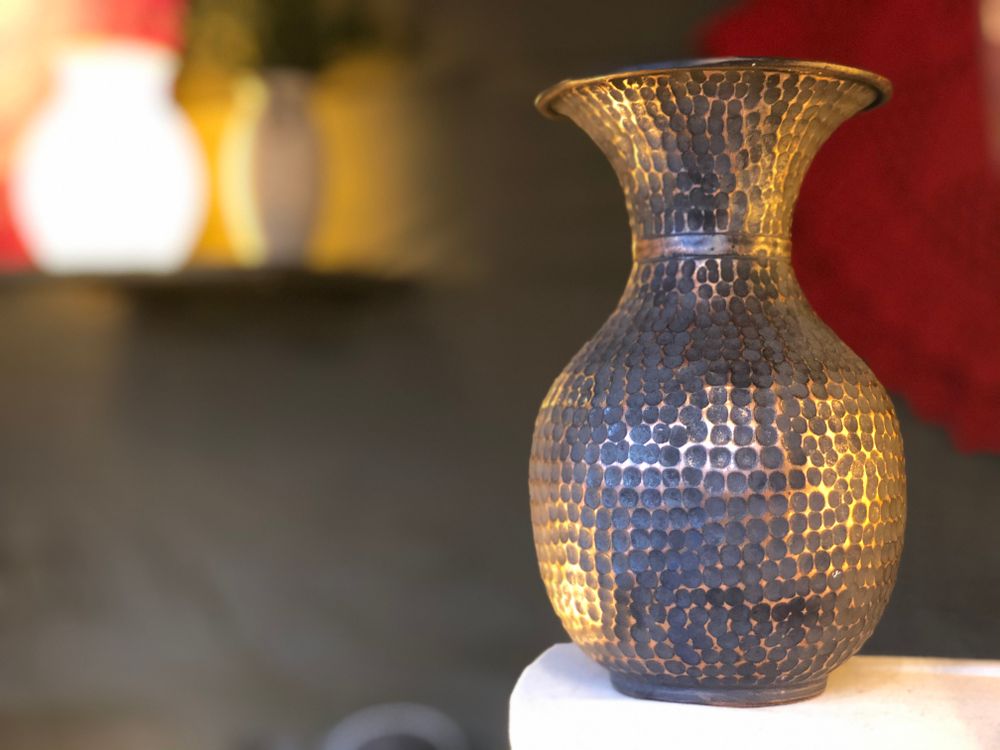 Vases - Vase en cuivre Damas - MAISON ZOE