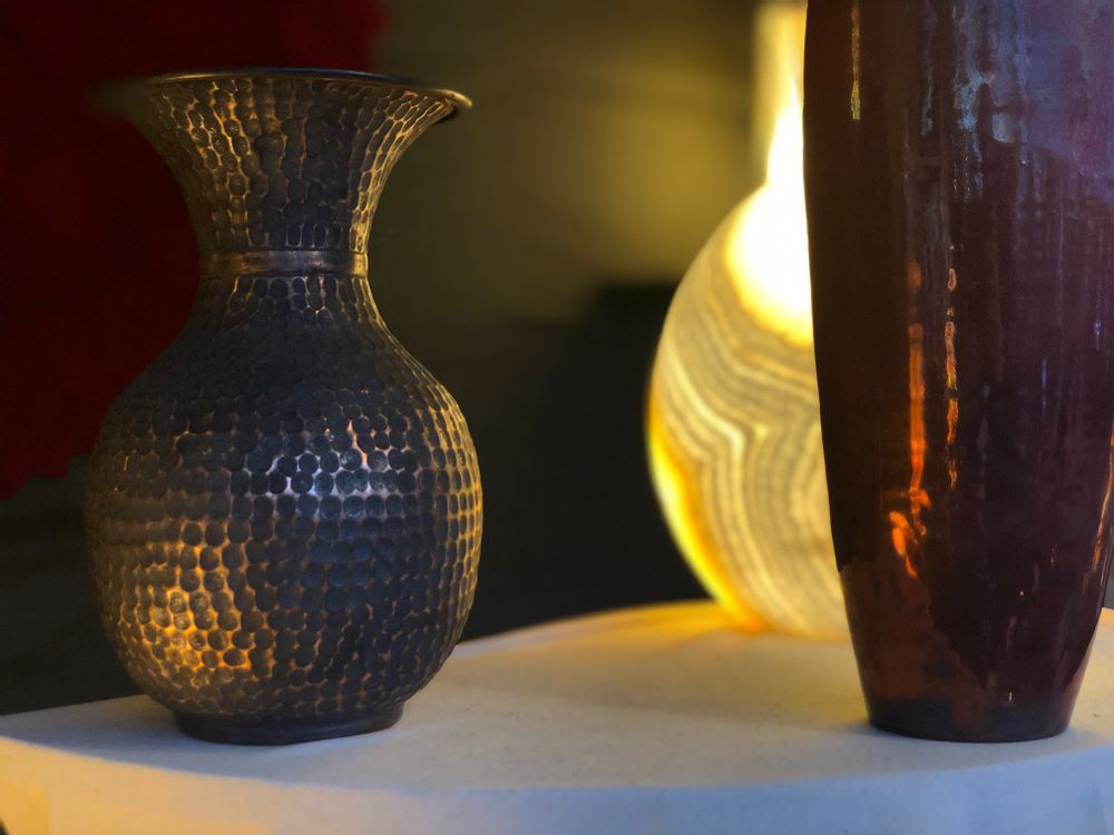 Vases - Vase en cuivre Damas - MAISON ZOE