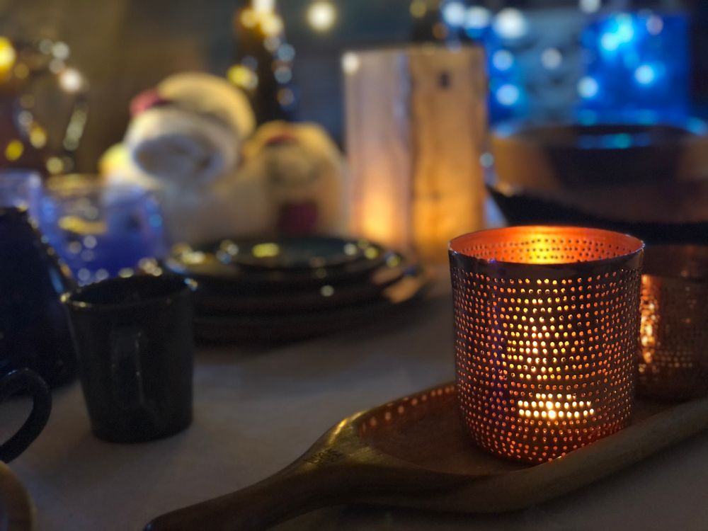 Candlesticks and candle holders - Maxi filigree tealight holder - MAISON ZOE
