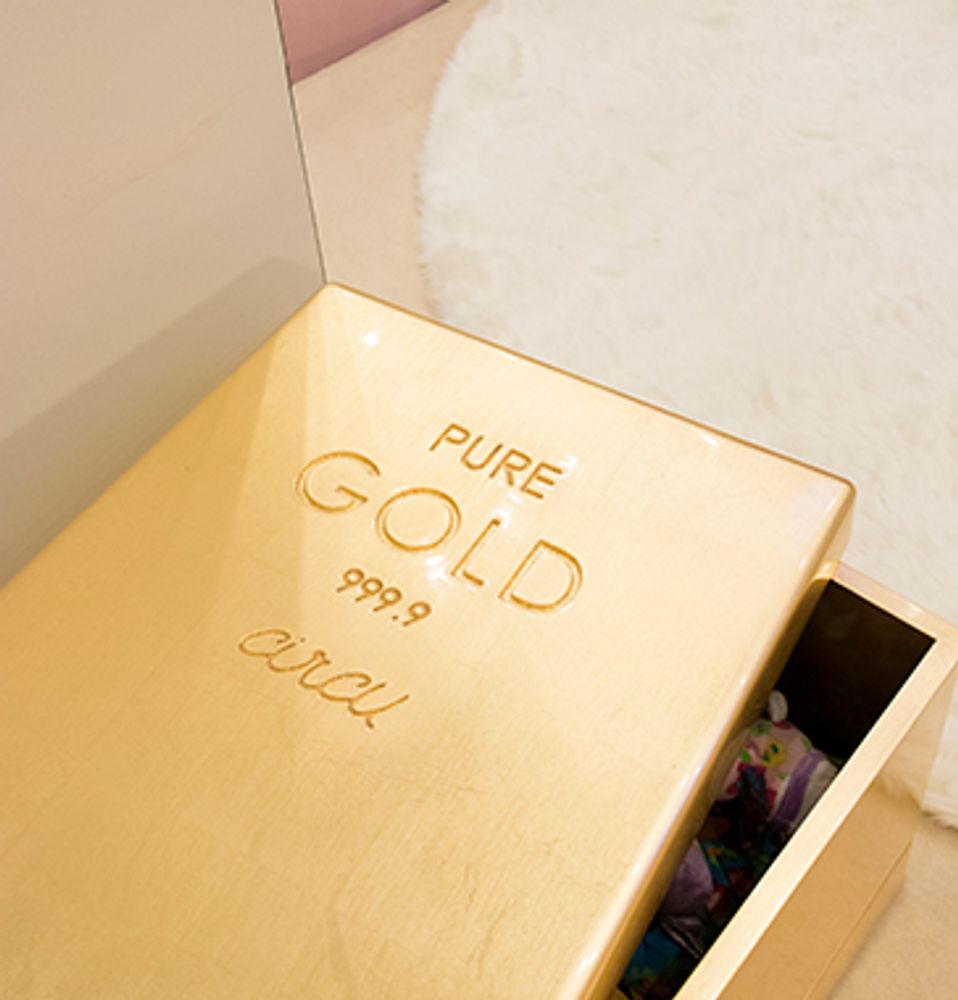 Boîtes de rangement - GOLD TOY BOX - CIRCU