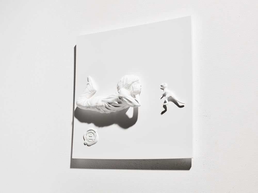 Other wall decoration - Boy & the Dino Resin Artwork - BLOOP
