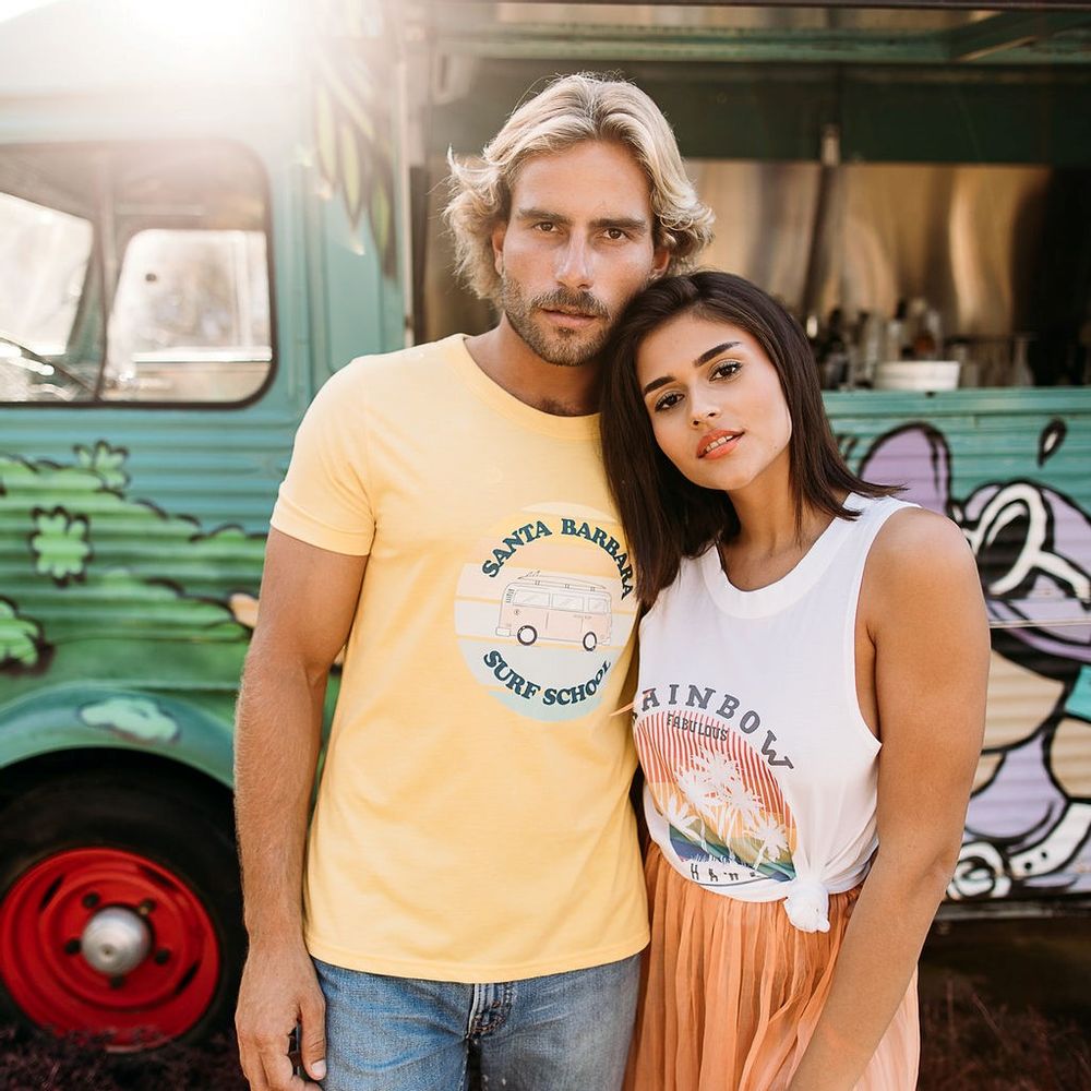 Apparel - RAINBOW TSHIRT - FABULOUS ISLAND LTD
