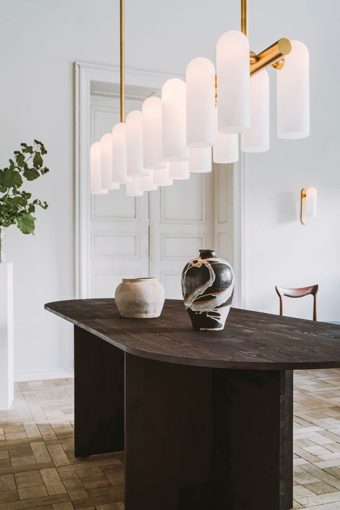 Ceiling lights - Odyssey Linear Chandelier SM - SCHWUNG HOME