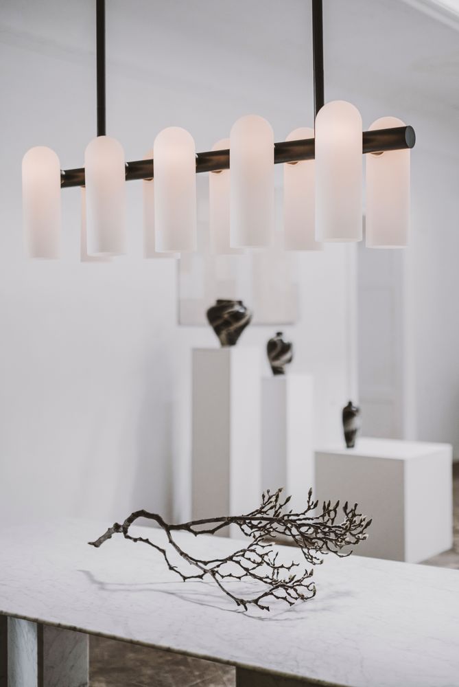 Ceiling lights - Odyssey Linear Chandelier SM - SCHWUNG HOME