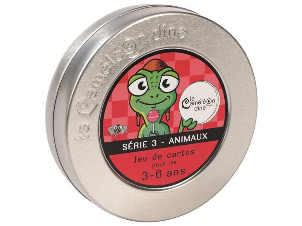 Children's games - Cambox Animal Series - from 3 to 6 years - LE CAMELEON DINE