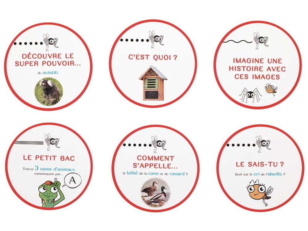 Children's games - Cambox Animal Series - from 3 to 6 years - LE CAMELEON DINE