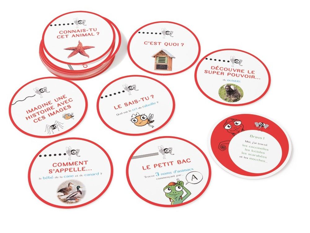Children's games - Cambox Animal Series - from 3 to 6 years - LE CAMELEON DINE