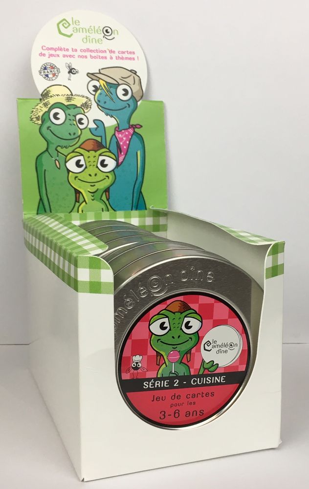 Jeux enfants - Cambox Série Cuisine - 3 à 6 ans - LE CAMELEON DINE