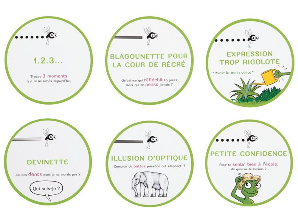 Jeux enfants - Assiette éducative + Cartes de jeu série Découverte - 6 à 8 ans - LE CAMELEON DINE