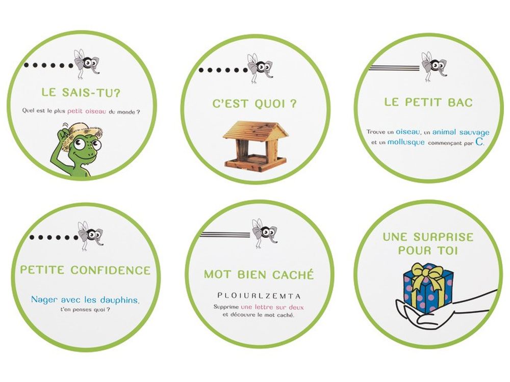 Children's games - Cambox Animal Series - 6 to 8 years - LE CAMELEON DINE