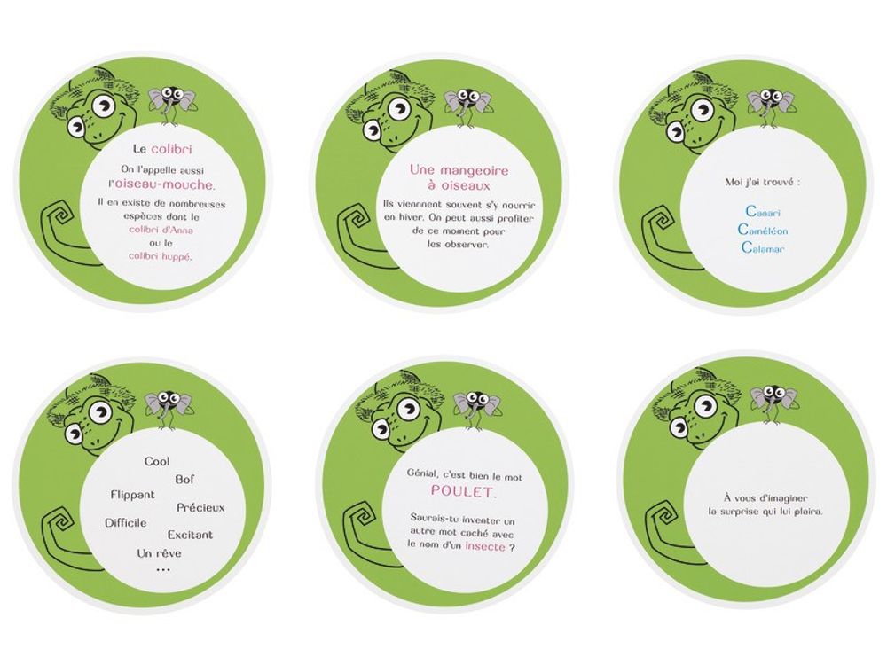 Children's games - Cambox Animal Series - 6 to 8 years - LE CAMELEON DINE