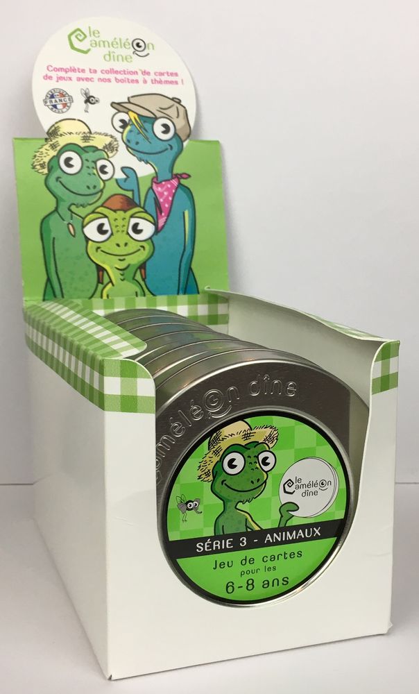 Children's games - Cambox Animal Series - 6 to 8 years - LE CAMELEON DINE