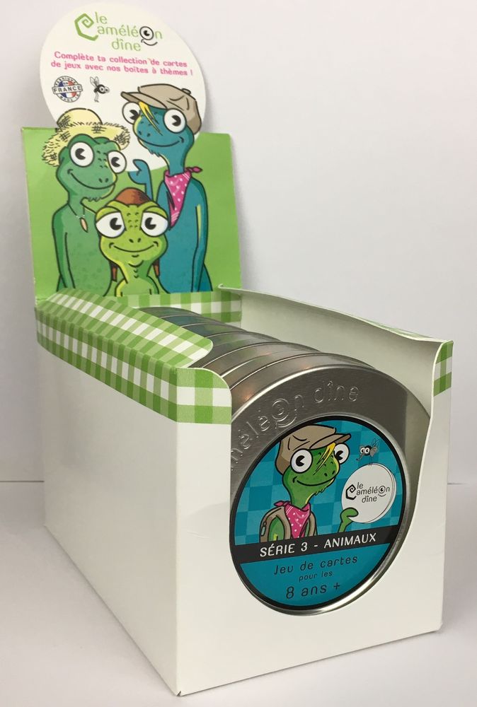 Children's games - Cambox Animal Series - For chil from 6 to 8 years old - LE CAMELEON DINE