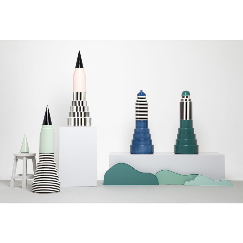Céramique - GRAND VASE TOUR - ROMINA GRIS