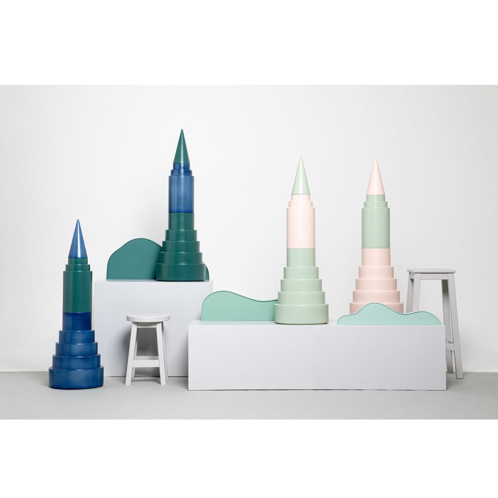 Céramique - GRAND VASE TOUR - ROMINA GRIS