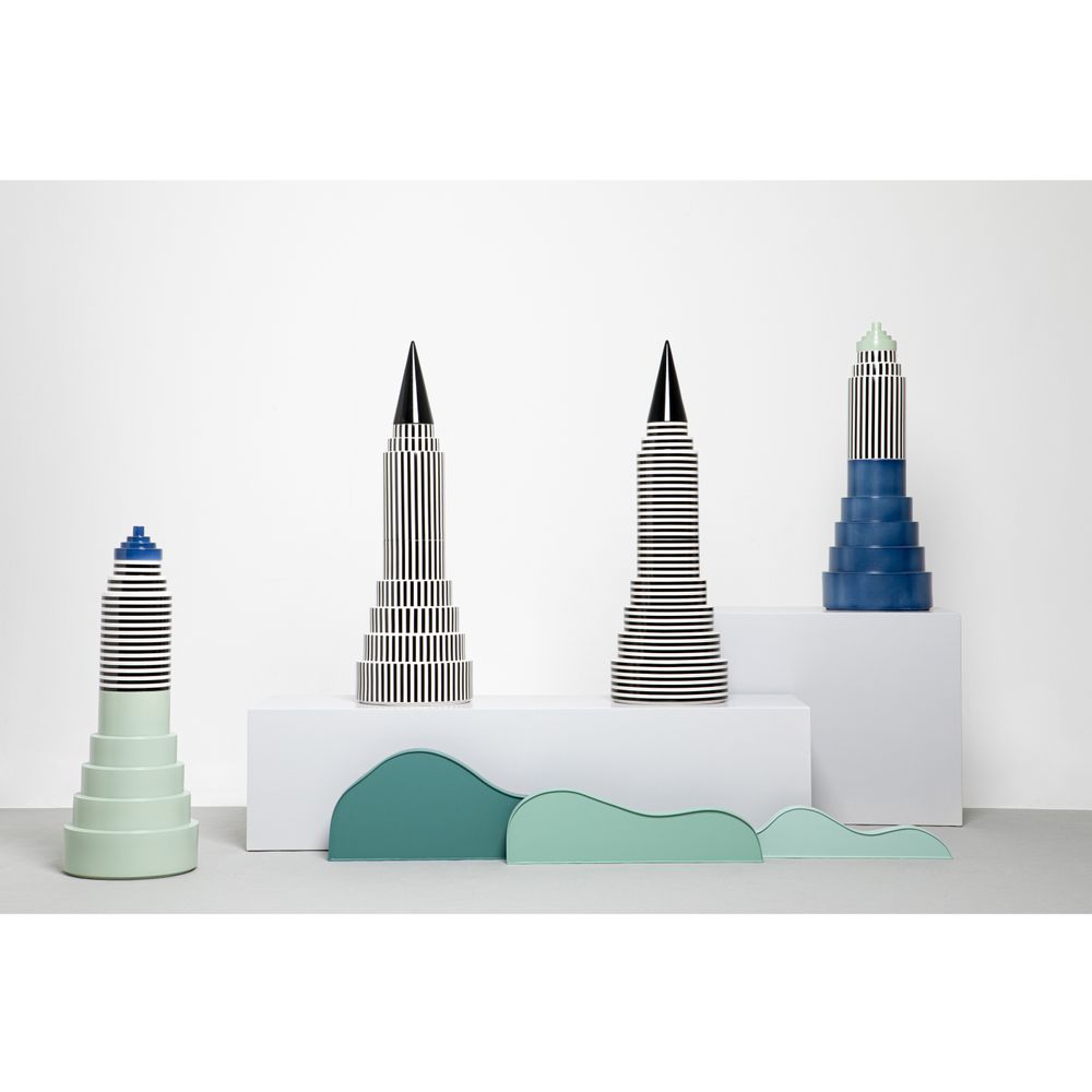 Céramique - GRAND VASE TOUR - ROMINA GRIS