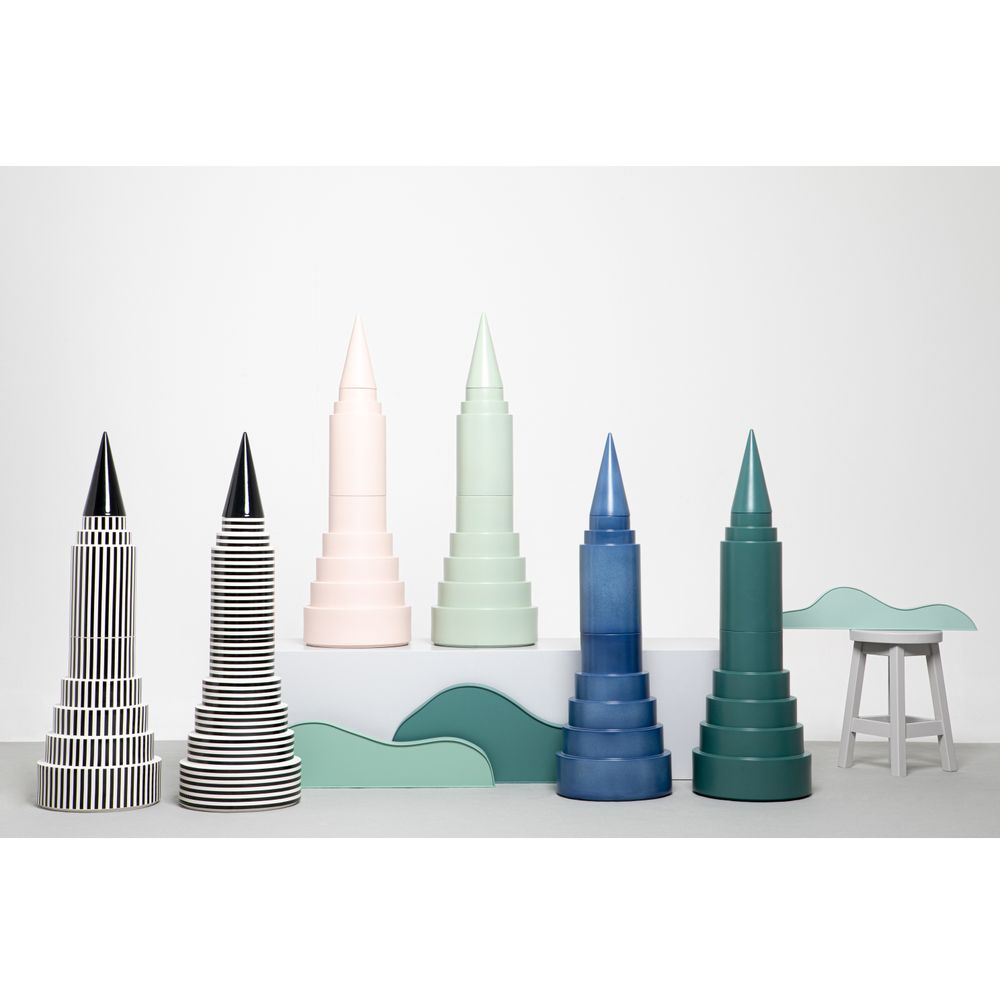 Céramique - GRAND VASE TOUR - ROMINA GRIS