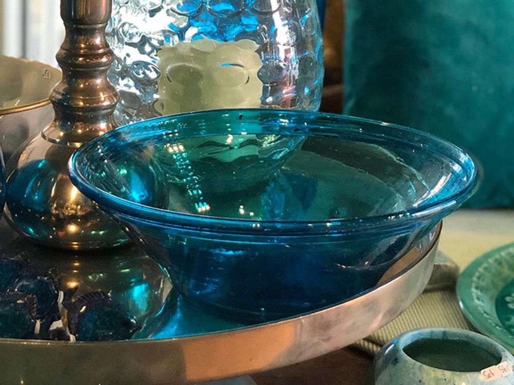 Bowls - Camino Recycled Glass Bowl - MAISON ZOE