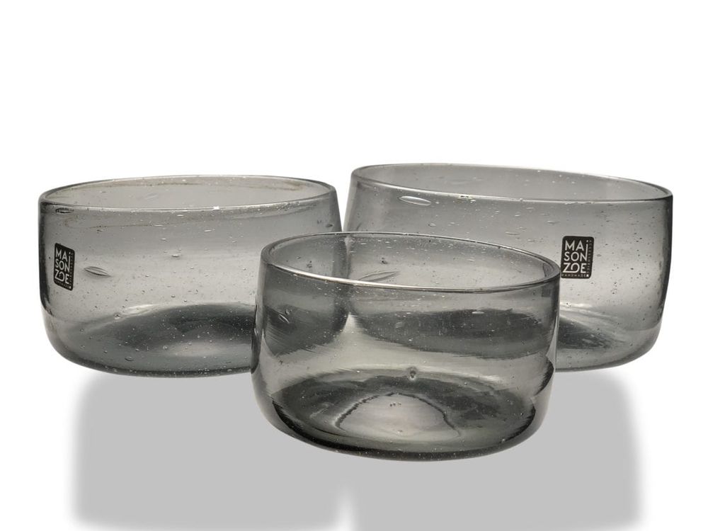 Bols - bols en verre recyclé Amudi - MAISON ZOE
