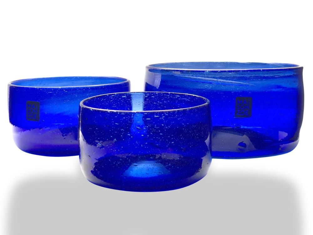 Bols - bols en verre recyclé Amudi - MAISON ZOE